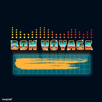 Bon Voyage neon sign | Free stock vector - 599487