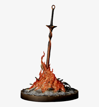 Bonfire Light-up Statue - Dark Souls Iii Bonfire Sword Transparent ...