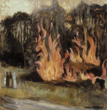 Bonfires, 1890 - 1917, by Hugo | Free Photo - rawpixel