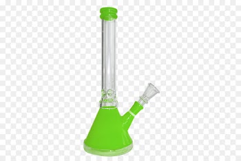 Bong, Glass, Green, Beaker PNG