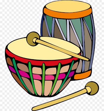 Bongo drum Clip art - Cartoon vector color drum 