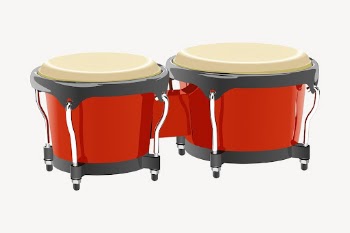 Bongo drums collage element, musical | Free PSD - rawpixel