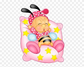 Bonne Nuit, Estampe, Bourdons, Dessins Humoristiques, - Good Night Baby Cartoon