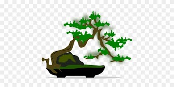 Bonsai Clip Art Flora Nature Plant Tree Bo - Bonsai Graphic Png