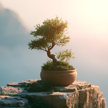 Bonsai Tree Symbolizing Personal Growth