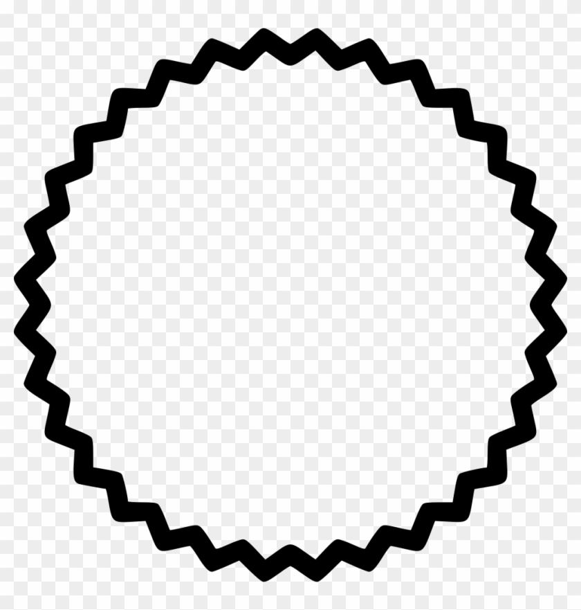 Bonus Action Polyhedron Star Sign Comments - Zig Zag Circle Png