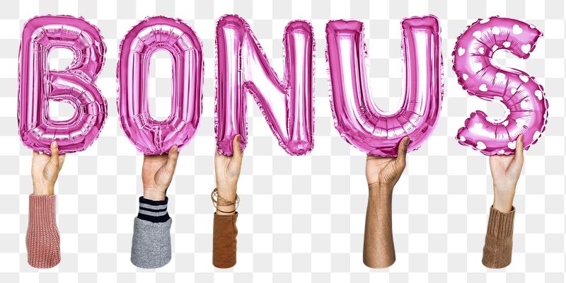 Bonus balloon png word sticker, | Free PNG - rawpixel