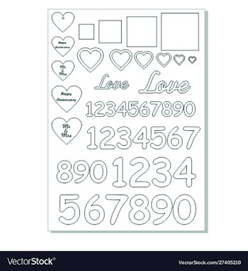 Bonus lasercutting shapes vector image
