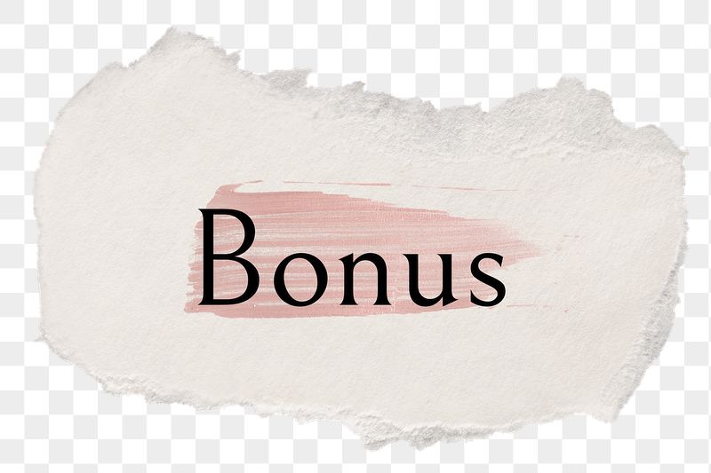 Bonus png ripped paper word | Free PNG - rawpixel