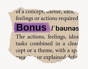 Bonus ripped dictionary, editable word | Free PSD - rawpixel