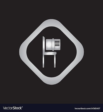 Book and chair vector image