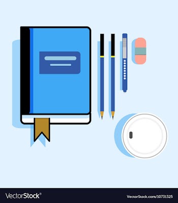 Book and Coffee vector image