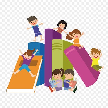 Book Child Reading Clip art - Vector books and children 