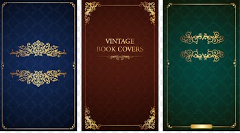 Book cover Illustration - Vector illustration old book cover 