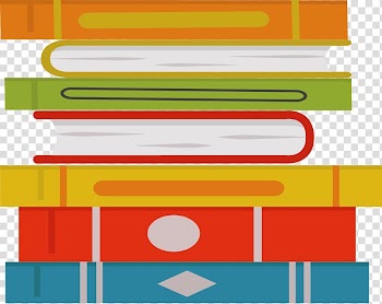 Book Designer, Color pile of books transparent background PNG clipart
