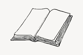 Book drawing, education illustration vector. | Free Vector Illustration - rawpixel
