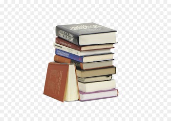 Book Fish Lamp - A stack of books 