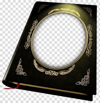 Book Frames, BLACK AND GOLD transparent background PNG clipart
