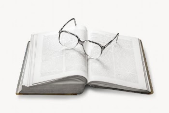Book & glasses image, isolated | Free Photo - rawpixel