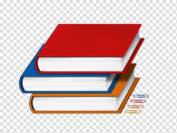 Book Library Illustration, Colored books transparent background PNG clipart