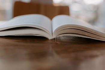 book on table