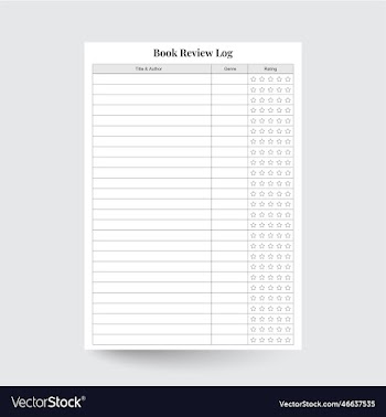 book review log