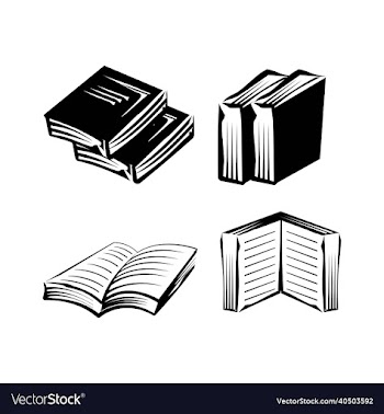 book set hand draw