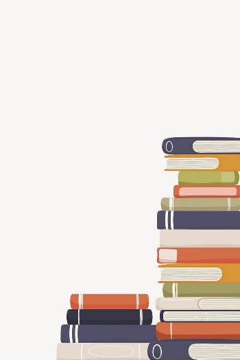 Book stack border collage element, | Free PSD - rawpixel