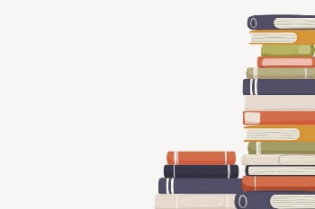 Book stack border collage element, | Free PSD - rawpixel