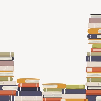 Book stack border collage element, | Free Vector - rawpixel