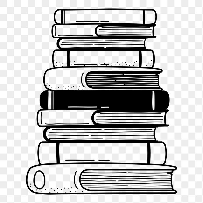 Book stack png doodle sticker, | Free PNG Illustration - rawpixel
