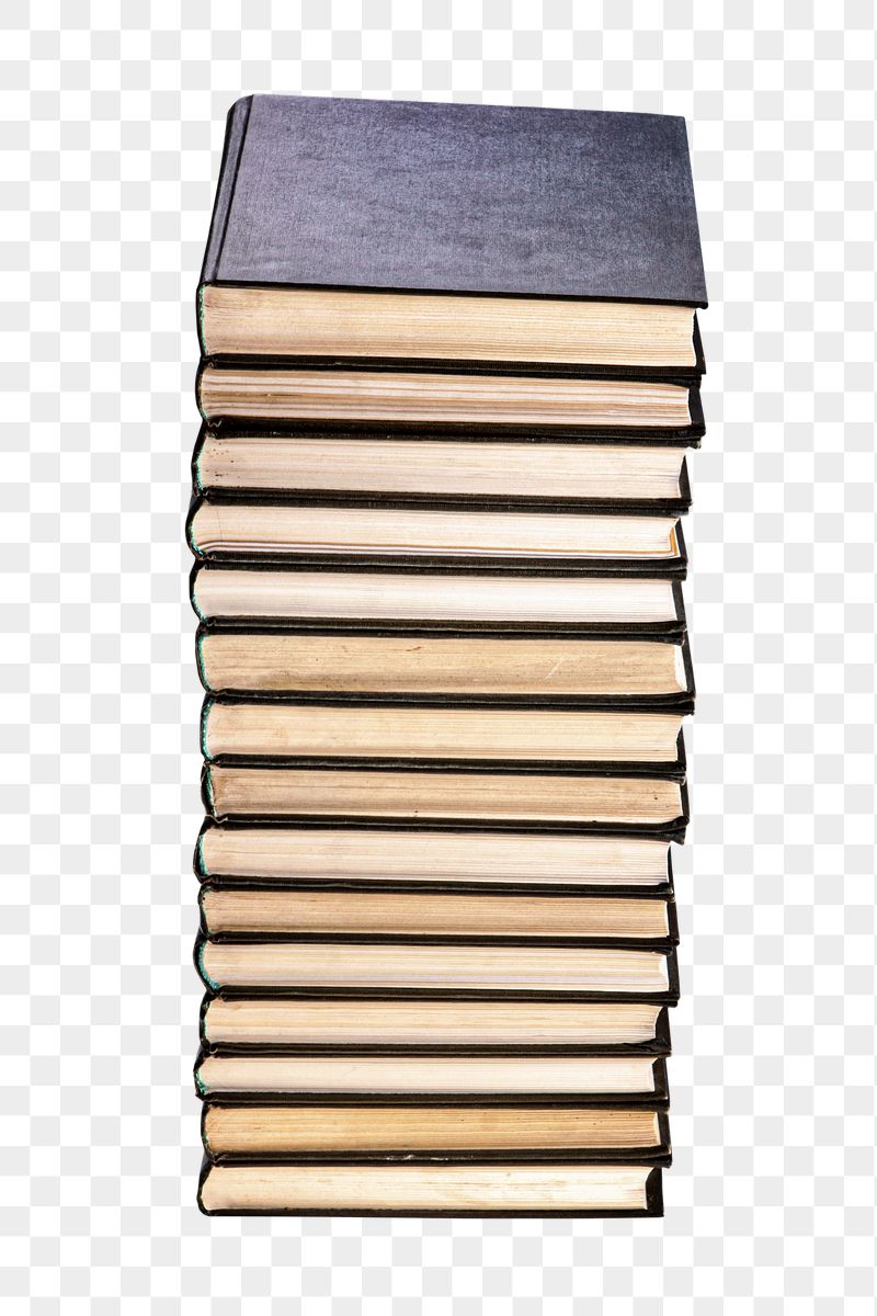 Book stack png sticker, transparent | Free PNG - rawpixel