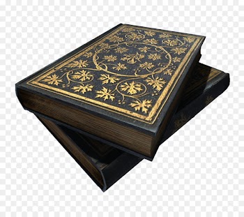 Book TurboSquid 3D computer graphics - Gold style retro books 