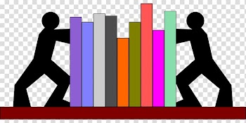Bookend Shelf E-book , Color Book Collection transparent background PNG clipart