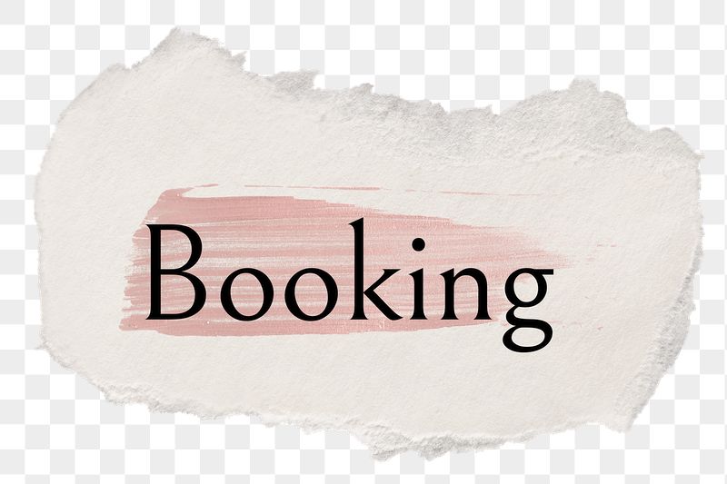 Booking png ripped paper word | Free PNG - rawpixel