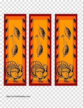 Bookmark Thanksgiving Coloring book Craft, Post It Bookmarks transparent background PNG clipart