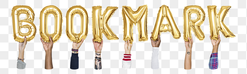 Bookmark word png, hands holding | Free PNG - rawpixel