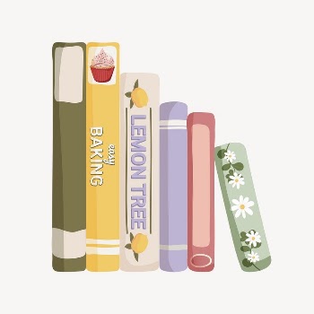 Books clipart, cute cartoon illustration | Free PSD Illustration - rawpixel