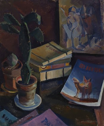 Books on a table, 1928 | Free Photo - rawpixel