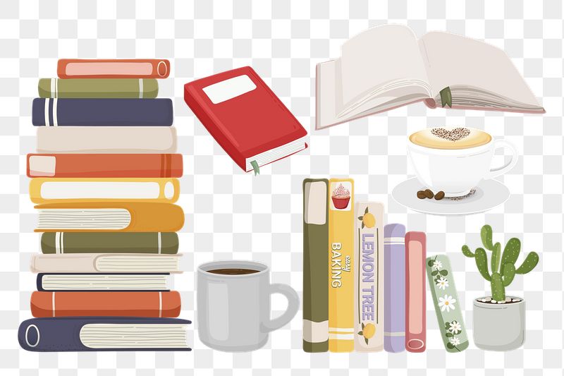 Books png sticker, cute illustration, | Free PNG - rawpixel