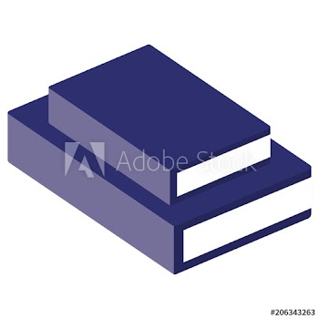books school isometric icons design