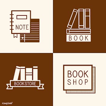 Bookstore logos and sign set vector | Free stock vector - 534871