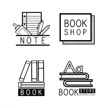 Bookstore logos and sign set vector | Free stock vector - 534881