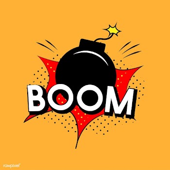 Boom explosion vector | Free stock vector - 77388