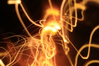 Boom!
   It's a light trail!
