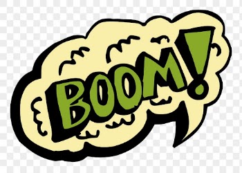 Boom png, speech bubble word | Free PNG - rawpixel