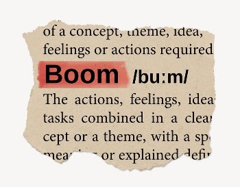 Boom ripped dictionary, editable word | Free PSD - rawpixel