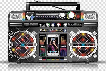 Boombox Disc jockey Compact disc Disco DJ lighting, others transparent background PNG clipart