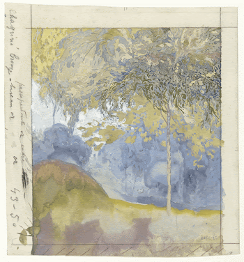 Boomrijk landschap painting in high | Free Photo - rawpixel
