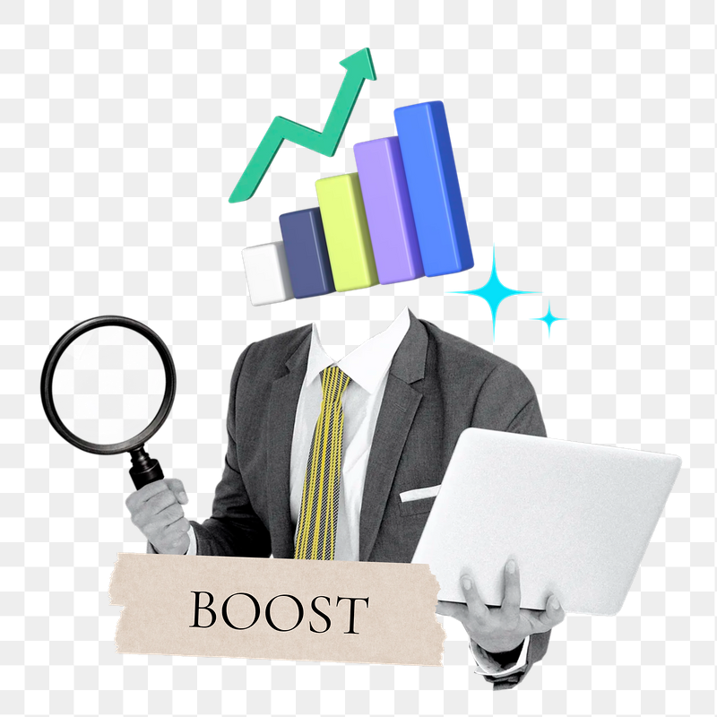 Boost word png sticker, growing | Free PNG - rawpixel
